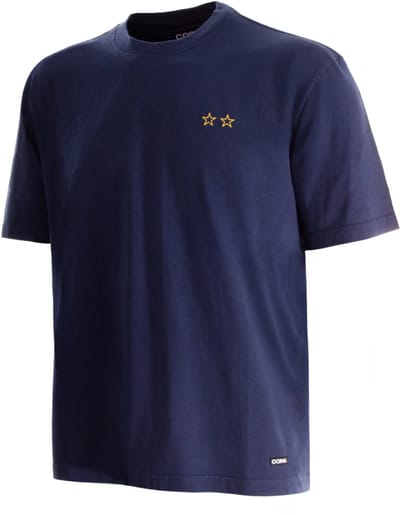 COPA Football - France Legends - Geborduurd T-shirt - Heren - XS - Blauw