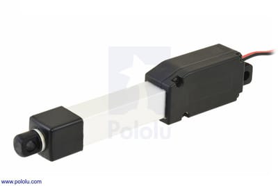 Pololu 4466 – Glideforce GF01‑121005‑1‑66 Micro Linear Actuator 50 mm, 12 V, 4,3 kgf, met eindschakelaars