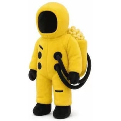 Op Voorraad Backrooms Popcorn Emmer Pluche Zacht Gevuld Bioscoop Replica A24 Horrorfilm Async Hazmatpak Ontwerp Cadeau black