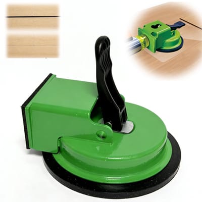 Zuignap - Laminaat gereedschap - Laminaat legset - Parket gereedschap - Vloer leggen gereedschap - Reparatieset - Voor laminaat en parket - Voor woonkamer en slaapkamer - Groen