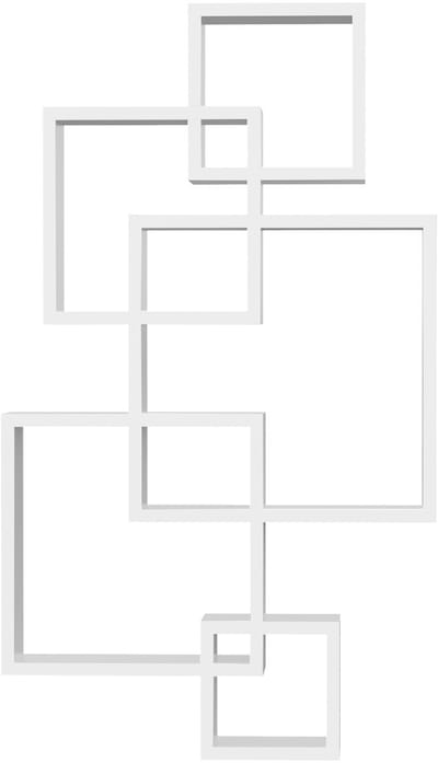 HOMCOM Wandplank met haken 830-610V00
