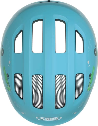 Fietshelm ABUS SMILEY 3.0 blue croco S - 45-50 cm - blauw - Geschikt voor gebruik op kinderfietsen - 220 g