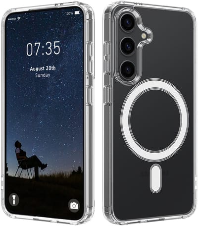 Casety Geschikt voor Samsung Galaxy S26 magnetisch TPU backcover hoes - Transparant