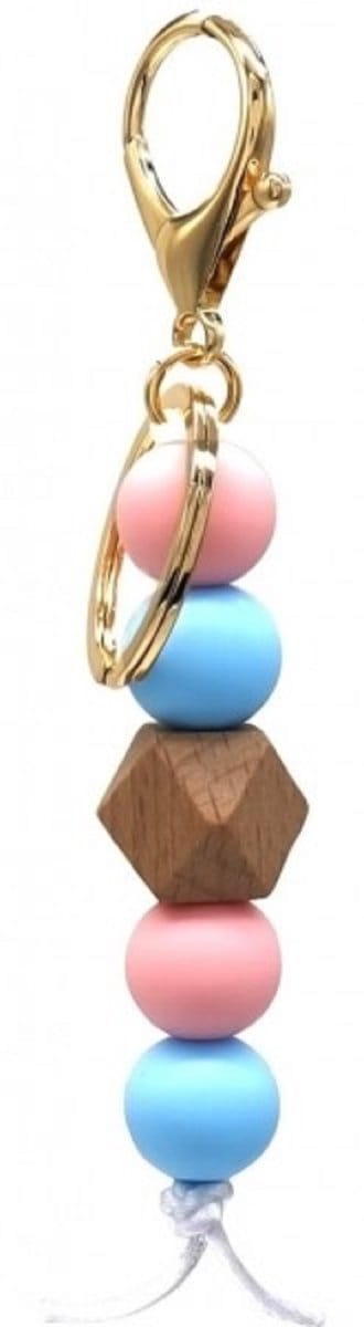 Een grappige sleutelhanger (10cm) in vrolijke kleuren. Leuk om bijvoorbeeld aan je sleutelbos, tas of rugzak vast te maken. Koop deze sleutelhanger voor jezelf of geef het cadeau aan iemand.