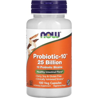 Now Foods biotics-10™ 25 Billion (100) Standard - Vitaminen, mineralen & gezondheid - biotica supplementen