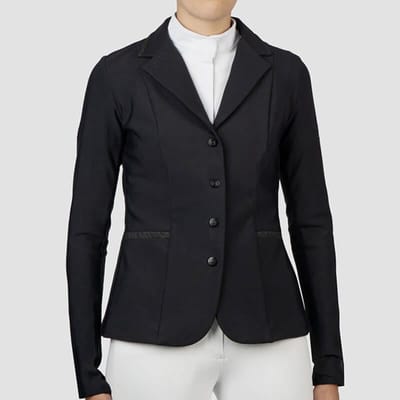 Wedstrijdjas EQPRO Willow Zwart - M