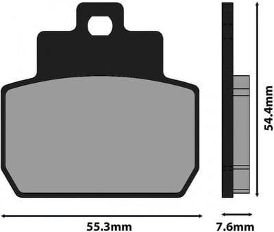 Plaquette de frein Polini pour Scooter Piaggio 300 MP3 Neuf