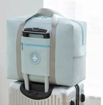 Opvouwbare licht blauwe Reistas - Handbagage & Weekendtas - Opbergtas - Ideaal voor Koffer - Multifunctionele Reistas - Sporttas - Dames Reistassen - Opvouwbare Weekendtas - Handbagage Reistas - Multifunctionele Opbergtas