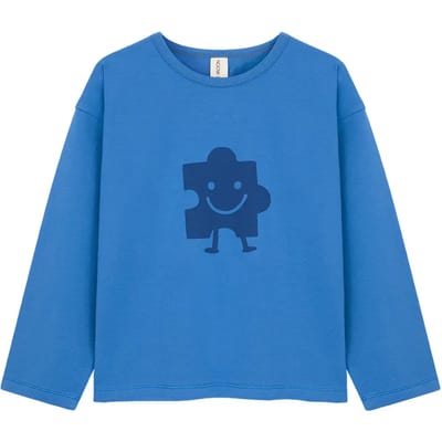 Junior Sweatshirt Kids on the Moon Smiling Puzzle