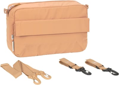 Hobo Organizer voor Kinderwagen - Schoudertas voor Babywagens met Bevestiging en Praktische Opbergruimte - Camel Kleur