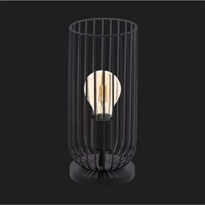 EGLO Roccamena Tafellamp - E27 - 31 cm - Metaal - Zwart