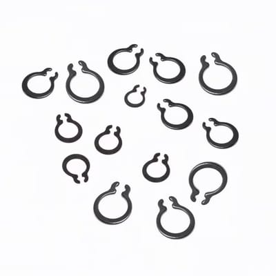 Dailygoods- Circlip 8mm - Externe Borgring - Borgringen Assortiment - Bevestigingsmiddel - Gourd Type - 200 Stuks