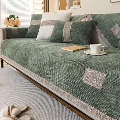 Vier seizoenen universele bankhoes chenille wrap zijkant bankhoes anti-huisdier krabben bank beschermmat voor woonkamer tapijten 70x90cm 1pcs
