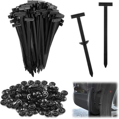 100 Stuks Nylon Kabelbindergesp - Multifunctioneel - Heavy Duty - Zelfvergrendelend - Auto Reparatie - Huishouden - Nylon Ritshouders