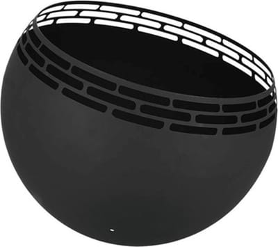 Esschert - Design - Vuurplaats - bolvormig - strepen - zwart