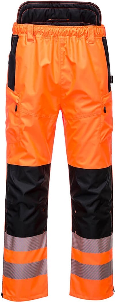 Portwest PW3 Hoge zichtbaarheid Extreme broek PW342 - Oranje/Zwart - L