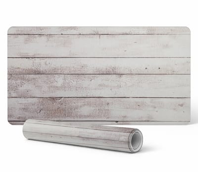 Gaming muis- en toetsenbordmat met houten textuur 100x50 cm