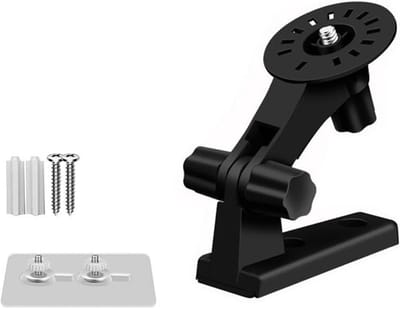 Camera Wandhouder - Montagebeugel Beveiliging - Camera Beveiligen - 170 Graden Verstelbaar - 15 x 14 x 6 cm - Zwart