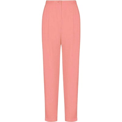 Emporio Armani EA7 Dames/dames Broek met Hoge Taille Rechte Pijpen (Roze)