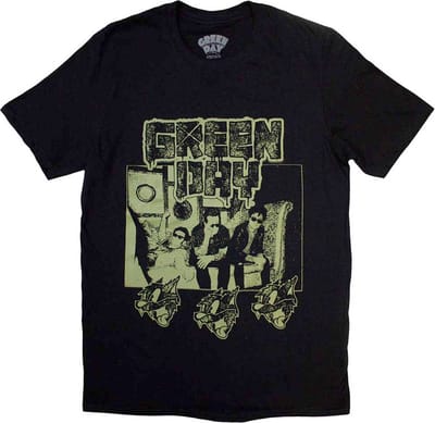 Green Day - Rev Radio Heren T-shirt - L - Zwart