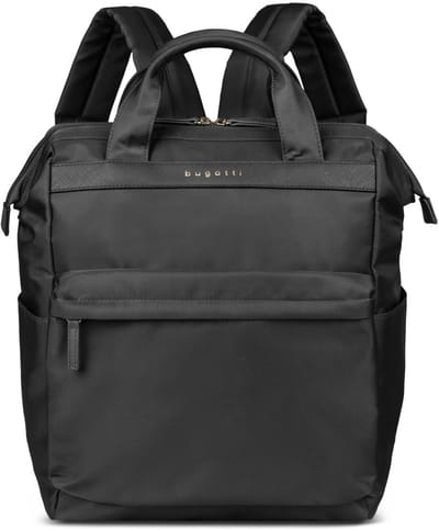 bugatti vrijetijdsrugzak rugzak met laptopvak Mare 2.0 Backpack Black zwart