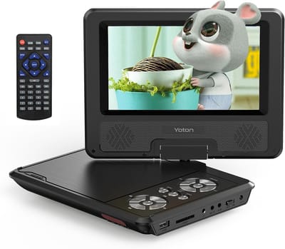 Draagbare DVD speler - Portable DVD speler - Met USB en Accu - Voor in Auto - Videoplayer