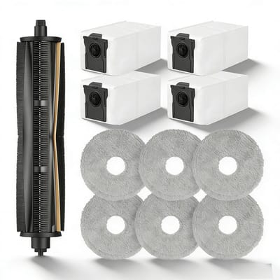 Dailygoods- Accessoires voor Dreame Robot - 11-delige set - TriCut-borstel - Stofzakken - Mopdoeken - Compatibel met L10s Pro Ultra Gen 2 - Robotstofzuiger