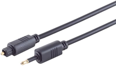 LWL-Kabel 4mm, Toslink-St./3,5mm Opti-St. 1,5m