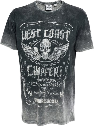 WCC West Coast Choppers T-shirt Ride Hard Sucker Zwart