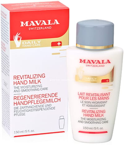 Mavala Revitalizing Hand Milk 150 ml - Hydraterende Handmelk Met Aloe Vera En Zijde Aminozuren - Verzacht, Beschermt En Revitaliseert Droge Handen - Lichte Dagelijkse Handverzorging Met Snelle Absorptie
