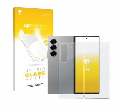 upscreen - Screenprotector voor Samsung Galaxy Z Fold 6 5G (Voor+Achter) - Folie Beschermfolie Beschermglas matte