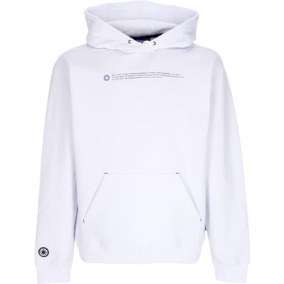 Herenhoodie Outline Logo Hoodie Wit