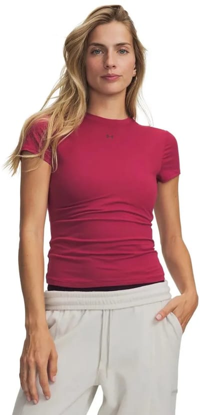 Under Armour Motion Fitted T-shirt Met Korte Mouwen Rood XL Vrouw