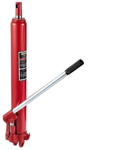 Autokrik Hydraulisch - Motorlift - Voertuigen Hefen - Arbeidsbesparende Pomp - 116 cm Max Hoogte - Rood