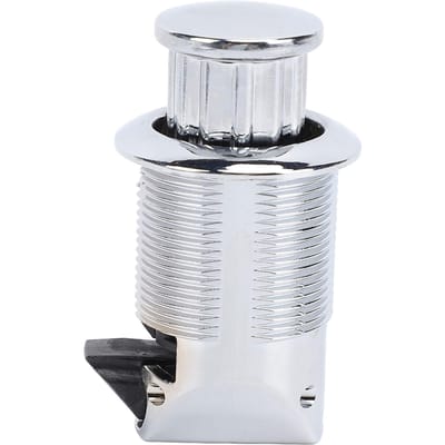 Drukknop Sluiting Inbouwtype Verbeterde Beveiliging Sleutelloos Kastslot voor Campers Jachten Motorhomes Caravans Chroom white