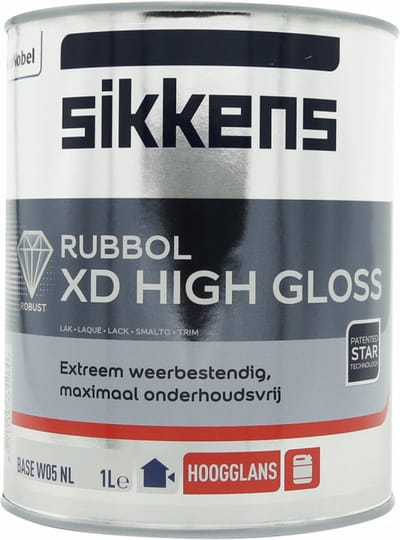 Sikkens Rubbol XD High Gloss RAL9010 Gebroken wit 2,5 Liter