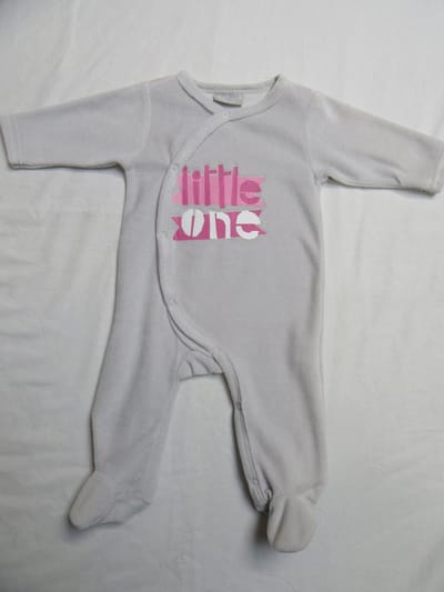 wiplala , meisje , pyjama , velour , little one , grijst /rose , 3 maand 62