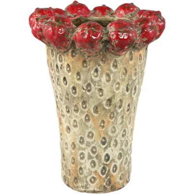 PTMD - Pot Fruitsy - Rood - 23x23x32cm