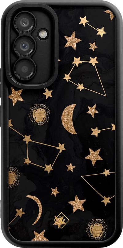 Casimoda® hoesje - Geschikt voor Samsung Galaxy A54 - Constellations - Zwart TPU Backcover - Geen opdruk - Zwart