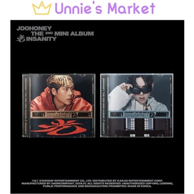 JOOHONEY(MONSTA X) - INSANITY JEWEL VER. (VER.1 / VER.2) + Gratis geschenk ver.2