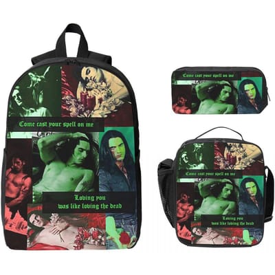 3 Stuks Type O Negatief Accessoires Rugzak Set voor Kinderen Pennen Etuis Boekentassen Sets met Lunchbox Voor School Leerlingen Rugzak