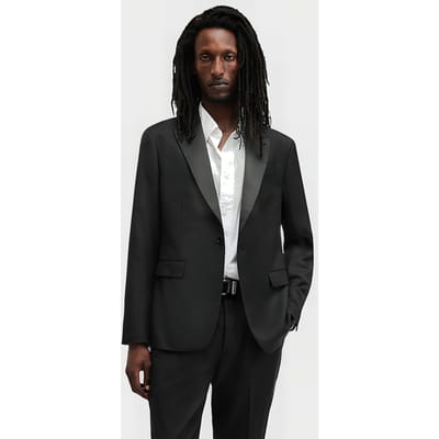 AllSaints Tisbury Blazer Black Maat: 44 | Blazers Outlet | Heren | Zwart