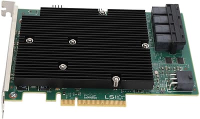 Dailygoody - HBA-kaart - 16 poorten - 12Gb/s Gegevensoverdracht - PCIe 3.0 - Compatibel met Windows en Linux - Geschikt voor RAID-systemen - ...