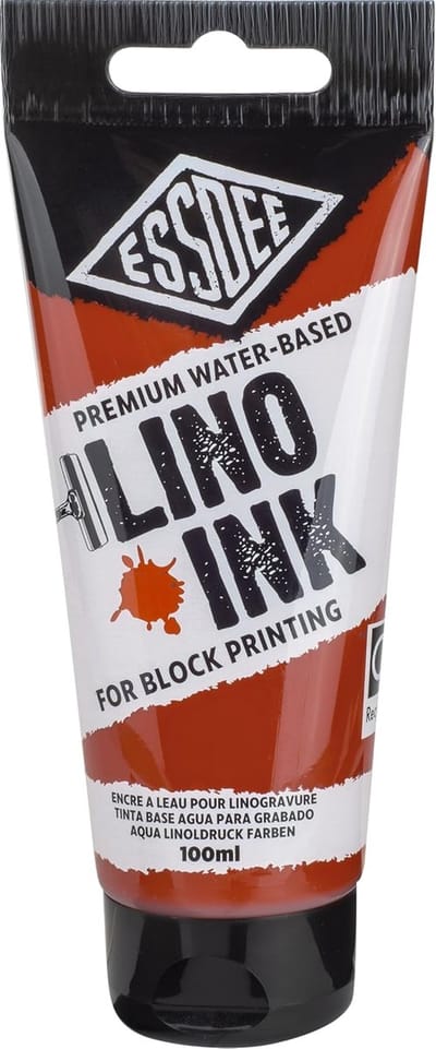 Essdee Lino Inkt - Burnt Sienna 100 ml