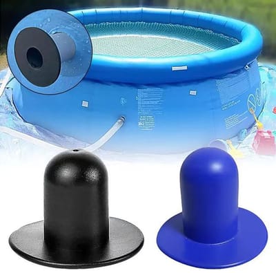 Vervangstop voor zwembad, compatibel met Intex en Bestway, afsluitstop voor filterpomp zeefopening voor bovengrondse zwembaden (2 stuks)