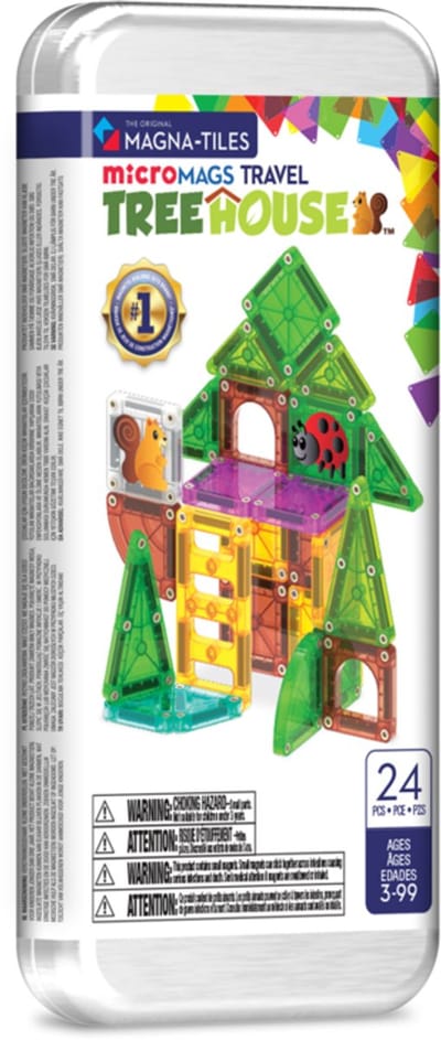 264024THCDU - MAGNA-TILES® microMAGS Treehouse 24-delige reisset