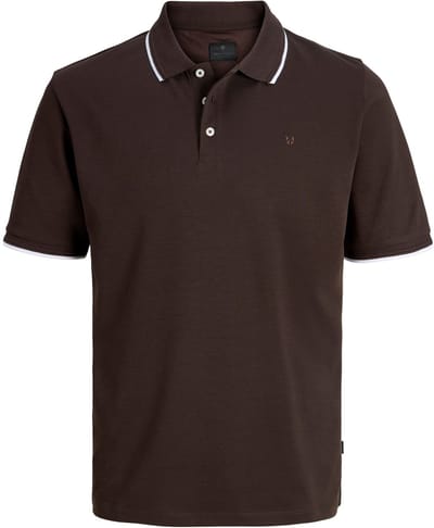 Jack & Jones Plus Polo shirt Plus Size Effen Polo shirt