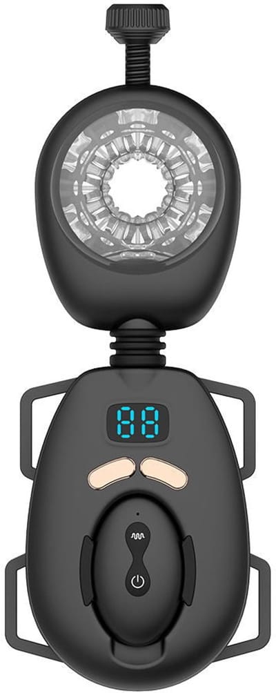 Rimba Toys - Orgastobator 06 - Masturbator met Swingfunctie - Zwart