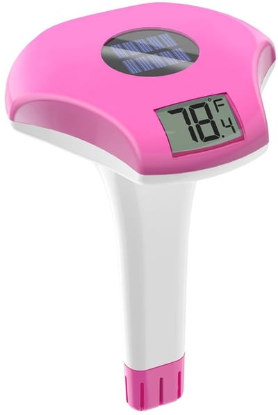 Digitale Zwembadthermometer op Zonne-energie met Groot LCD-Display - Waterdicht en Nauwkeurig voor Zwembaden, Vijvers en IJsbad