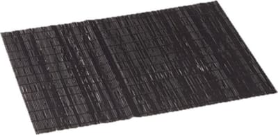 Cepewa Rechthoekige placemat - bamboe - donkerbruin - 30 x 45 cm - tafeldecoratie - onderleggers
